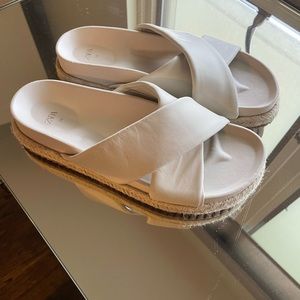 Zara cris cross espadrille style sandal flats